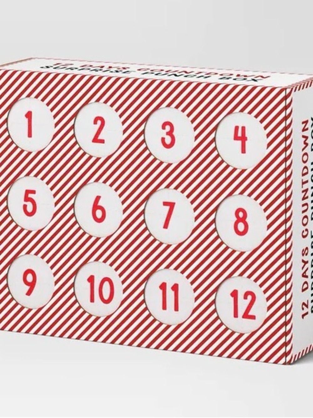 Wondershop Red & Green Holiday Surprise Punch Countdown Box